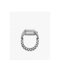 Fossil Raquel Silver Analog Ring Watch