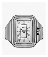 Fossil Raquel Silver Analog Ring Watch