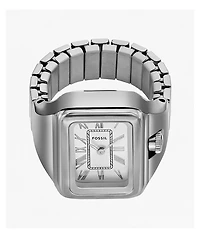 Fossil Raquel Silver Analog Ring Watch