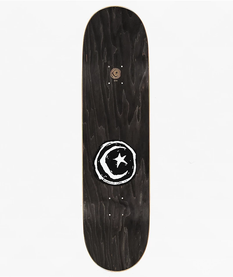 Foundation Block Red Mustard 8.5" Skateboard Deck