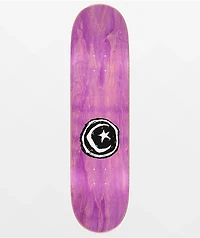Foundation Glick Skull Fire 8.5" Skateboard Deck