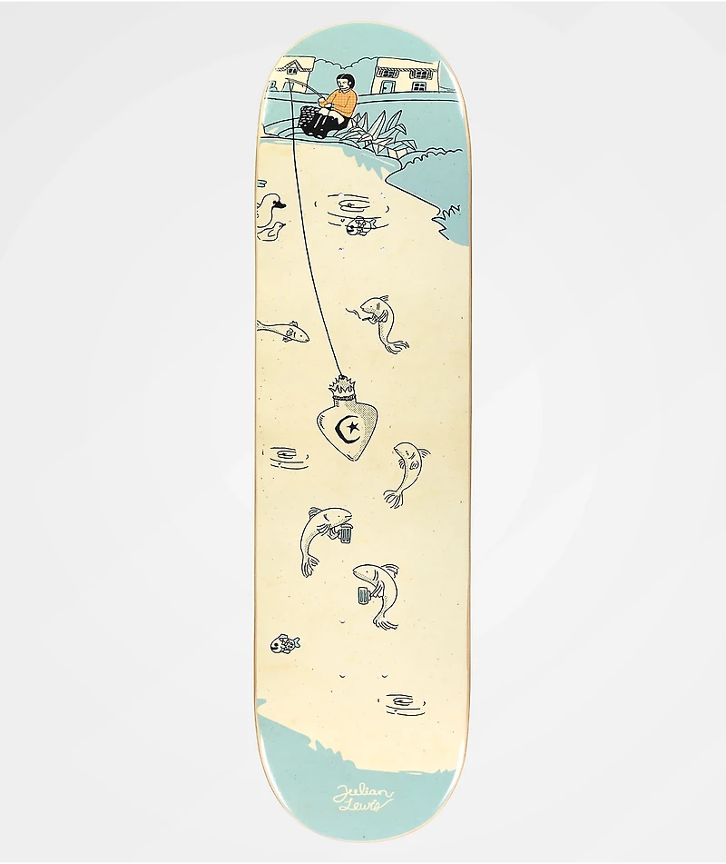 Foundation Lewis Fishing 8.38" Skateboard Deck
