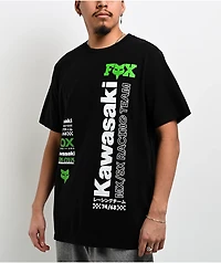 Fox Racing x Kawasaki Kawi 195 Black T-Shirt