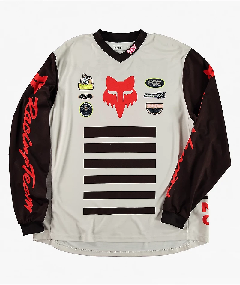 Fox Super Trick 180 Cream Long Sleeve Jersey
