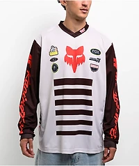 Fox Super Trick 180 Cream Long Sleeve Jersey