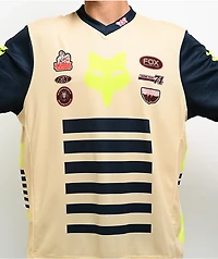 Fox Super Trick 180 Yellow Long Sleeve Jersey