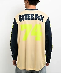 Fox Super Trick 180 Yellow Long Sleeve Jersey