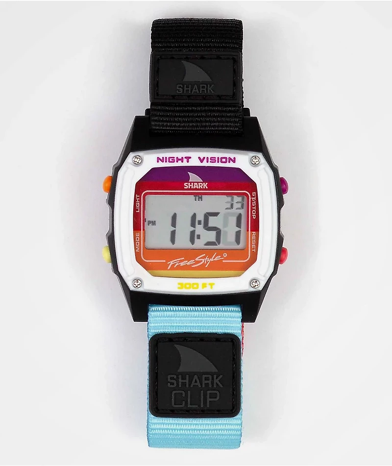 Freestyle Shark Classic Clip Rainbow Licorice Digital Watch