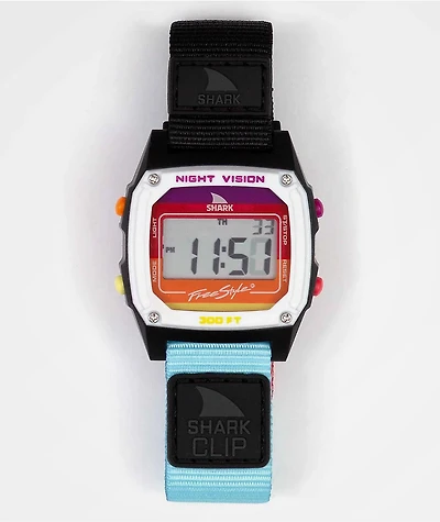 Freestyle Shark Classic Clip Rainbow Licorice Digital Watch