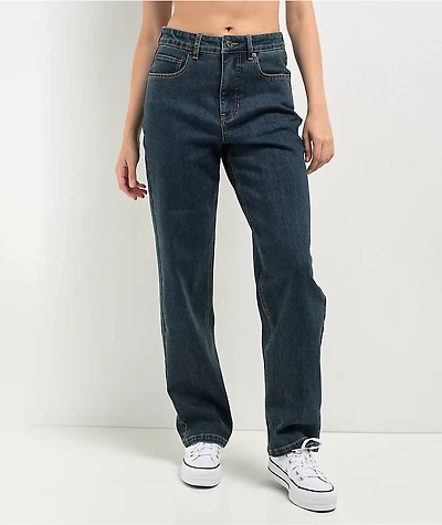 Freeworld Beach Straight Leg Blue Denim Jeans