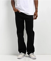 Freeworld Black Denim Straight Fit Jeans