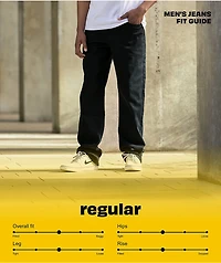 Freeworld Black Denim Straight Fit Jeans