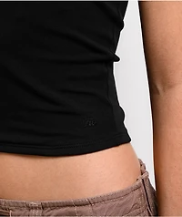 Freeworld Clover Black Halter Top