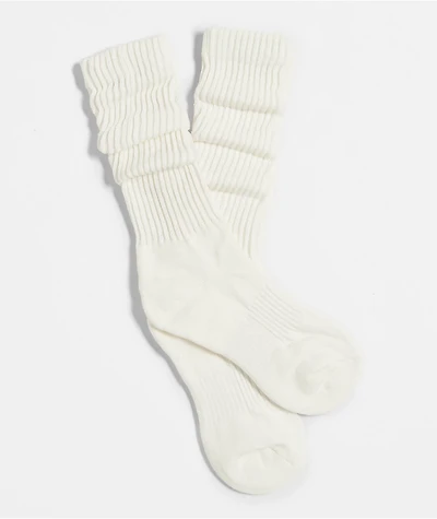 Freeworld Fame White Slouch Socks