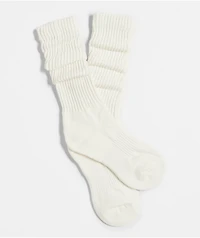 Freeworld Fame White Slouch Socks