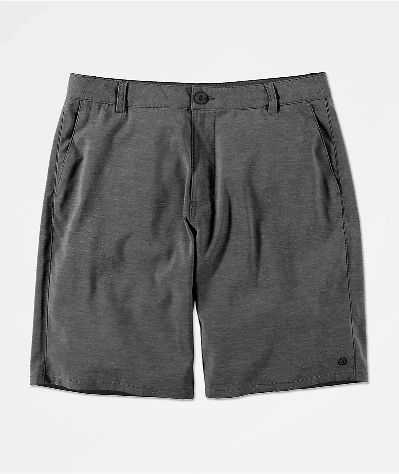 Freeworld Glassy Charcoal Hybrid Board Shorts