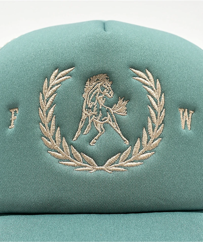 Freeworld Horse Teal Trucker Hat