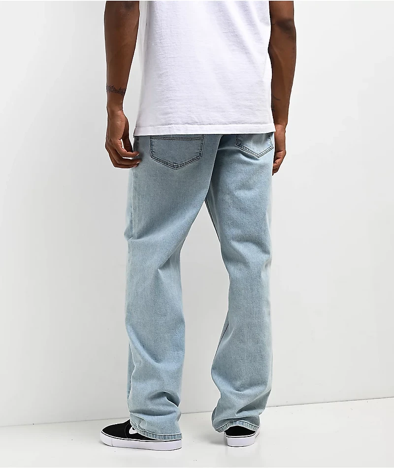 Freeworld Light Blue Denim Relaxed Fit Jeans