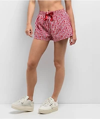 Freeworld Lyra Red Gingham Boxer Shorts