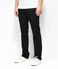 Freeworld Messenger Pure Black Stretch Skinny Jeans