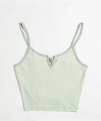 Freeworld Mirabelle Aqua Crop Tank Top