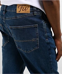 Freeworld Straight Dark Blue Denim Jeans