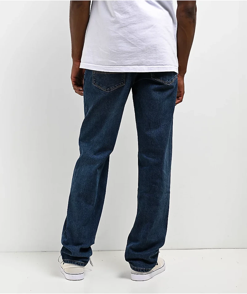 Freeworld Straight Dark Blue Denim Jeans