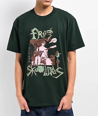 Frog Branching out Bootleg Green T-Shirt