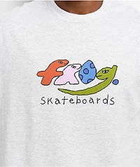 Frog Dino Logo Heather Grey T-Shirt