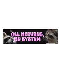 Frog Mustard All Nervous, No System Sticker