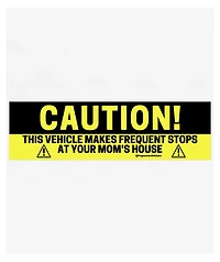 Frog Mustard Caution Moms House Sticker
