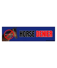 Frog Mustard Horse Denier Sticker