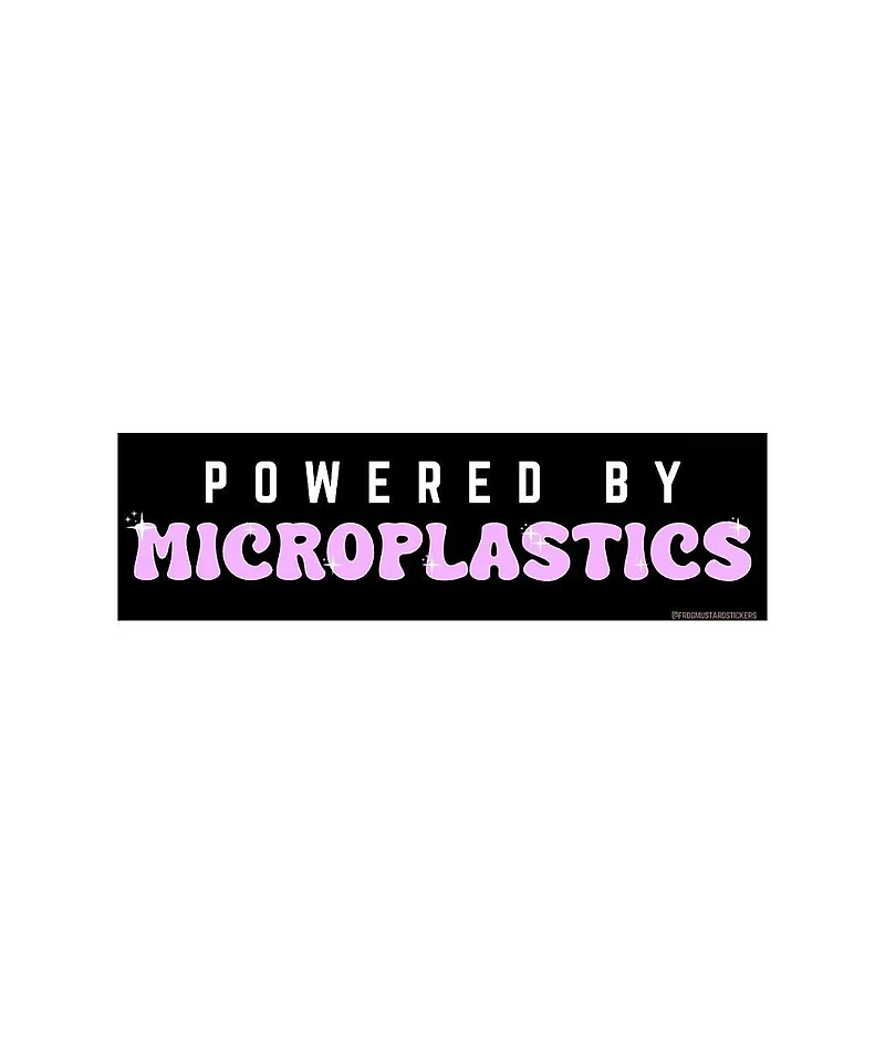 Frog Mustard Powered By Microplastics Sticker