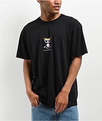 Frog Secret Penguin Black T-Shirt