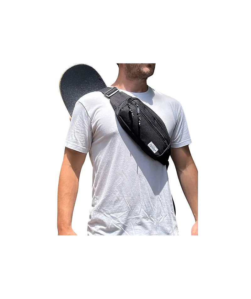 Frontside Black Skate Fanny Pack