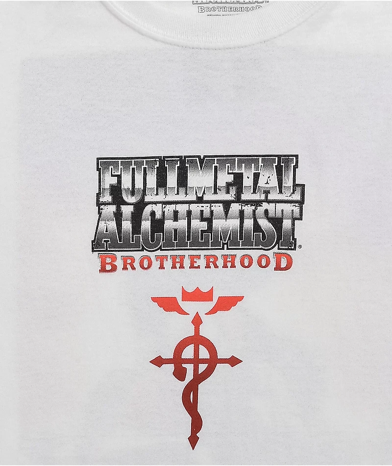 Fullmetal Alchemist Brotherhood White T-Shirt
