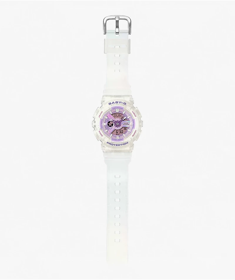 G-Shock Baby-G BA-110PD-7ACR Clear Analog & Digital Watch
