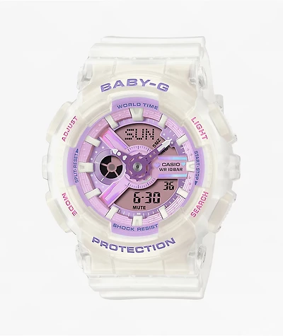 G-Shock Baby-G BA-110PD-7ACR Clear Analog & Digital Watch