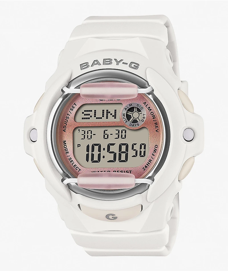 G-Shock Baby-G BG169GD-7 White & Pink Digital Watch