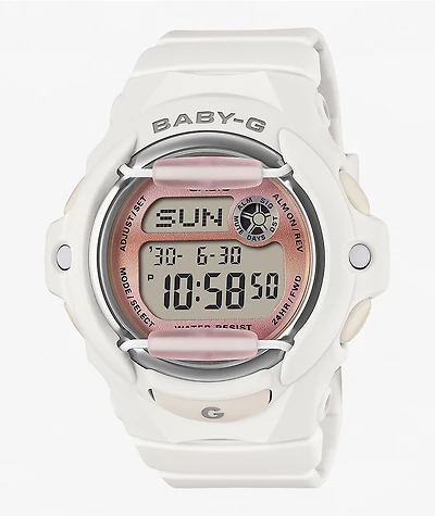 G-Shock Baby-G BG169GD-7 White & Pink Digital Watch