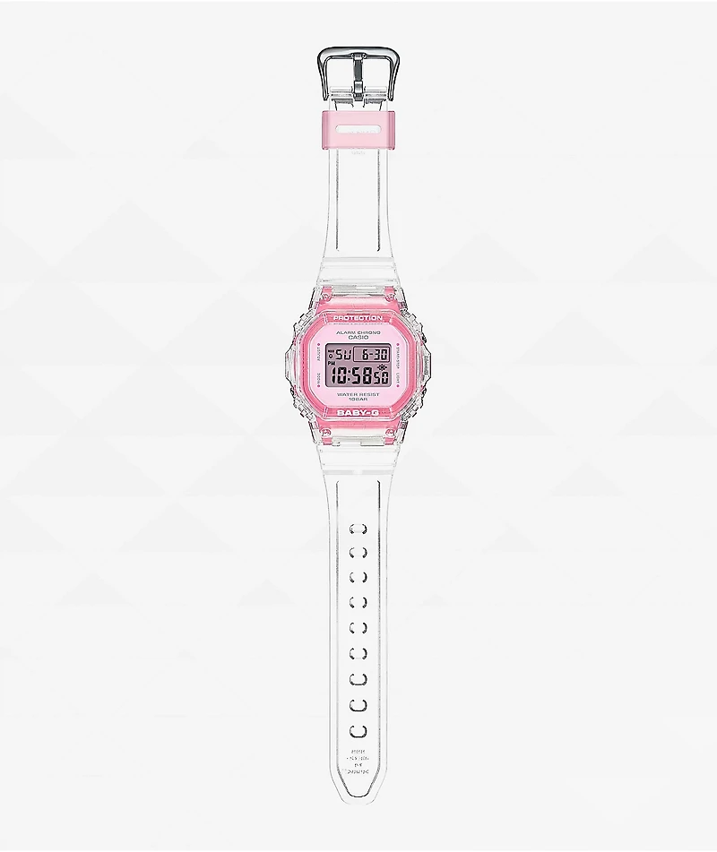 G-Shock Baby-G GD565SJ-7 Transparent Pink Digital Watch