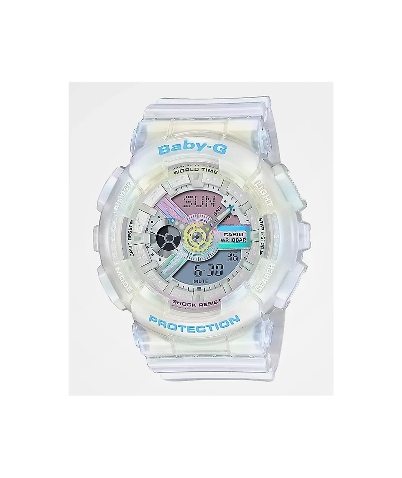 G-Shock Baby-G Polarized Clear & White Watch