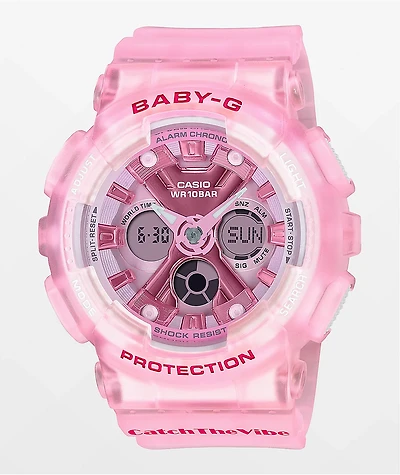 G-Shock Baby-G Skeleton Clear Pink Watch