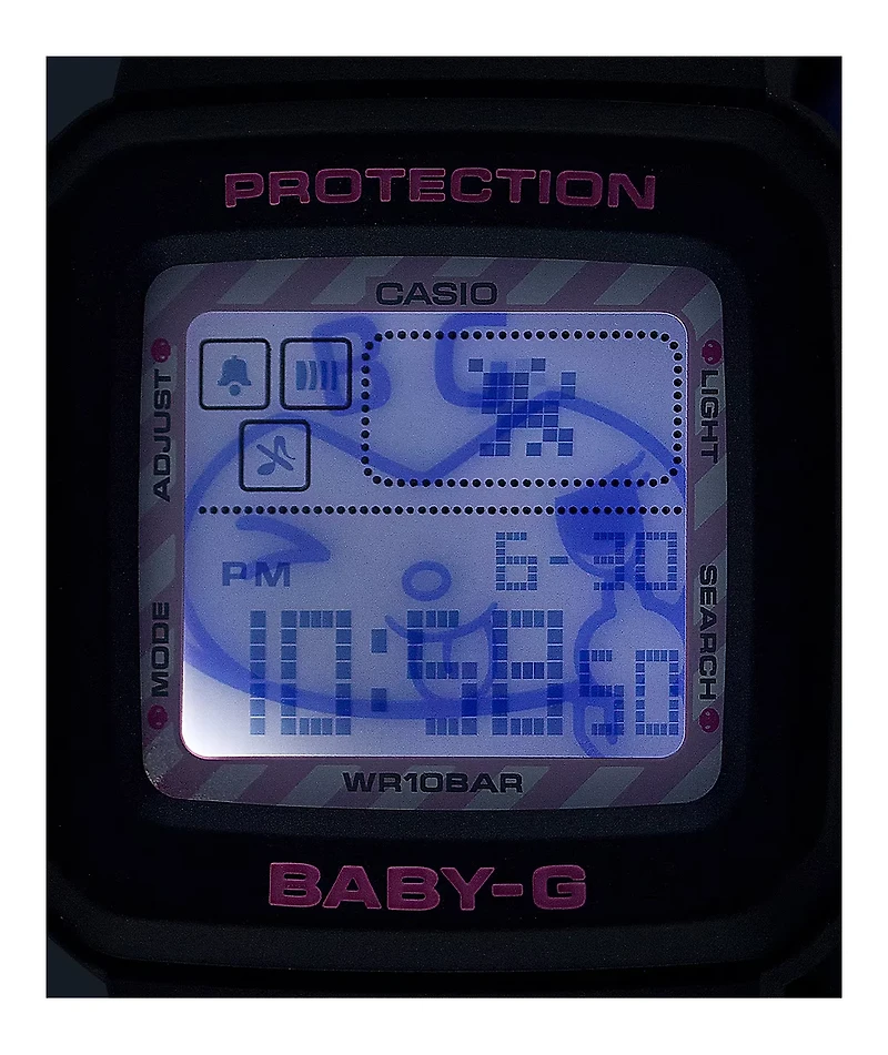 G-Shock Baby-G x Hello Kitty BGD10KKM-1 Kuromi Purple Digital Watch
