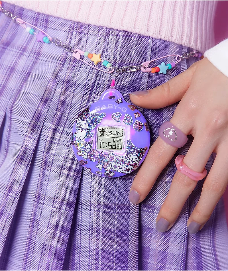 G-Shock Baby-G x Hello Kitty BGD10KKM-1 Kuromi Purple Digital Watch