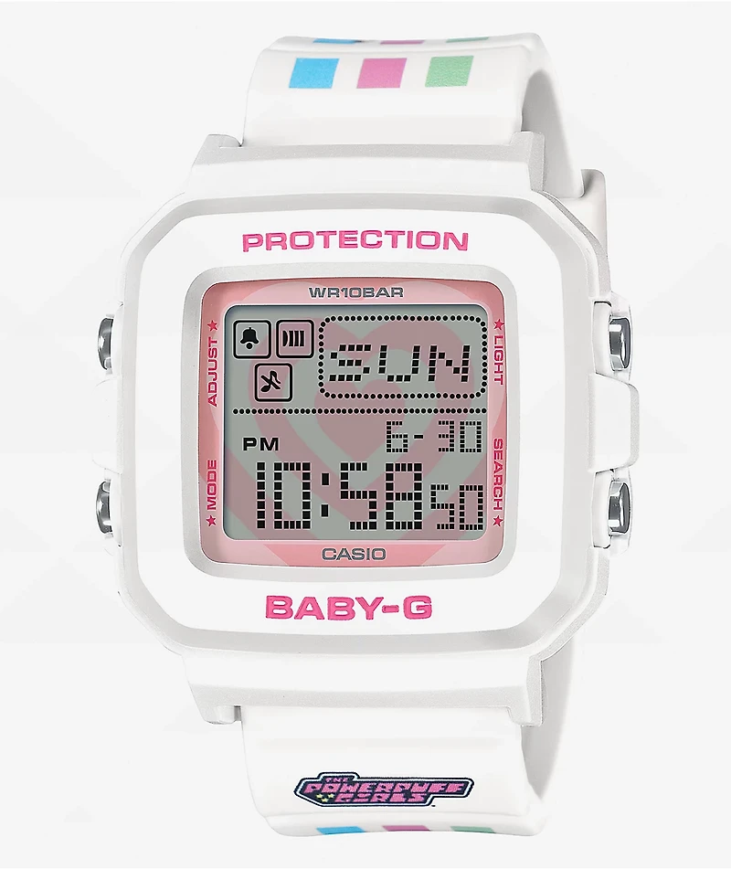 G-Shock Baby-G x The Powerpuff Girls BGD10KPP-7 White Digital Watch