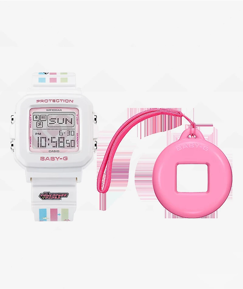 G-Shock Baby-G x The Powerpuff Girls BGD10KPP-7 White Digital Watch