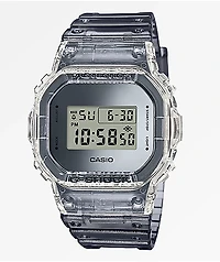 G-Shock DW5600 Clear & Dark Grey Digital Watch