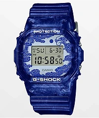 G-Shock DW5600BWP-2 Blue & White Digital Watch