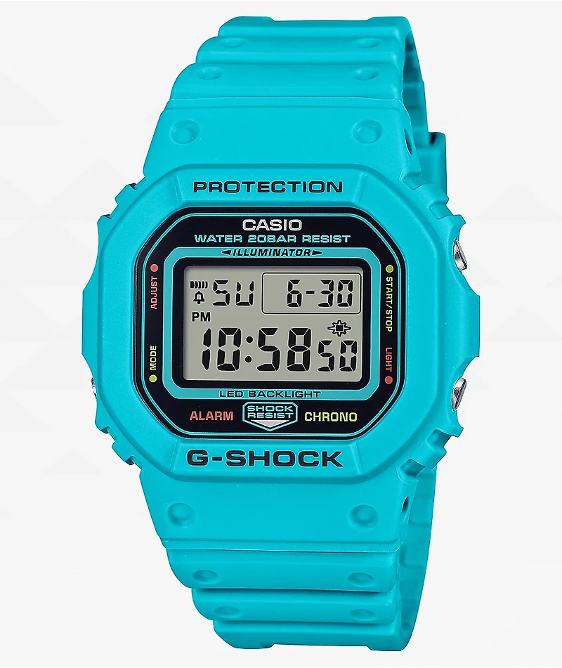 G-Shock DW5600EP-2 Blue Digital Watch